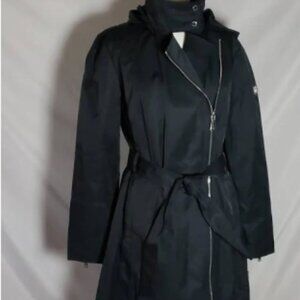Vince Camuto Black Raincoat